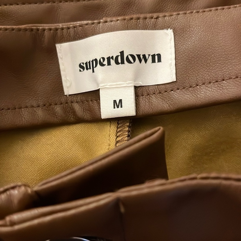 Revolve Superdown Medium Chanice Buckle Faux Leat… - image 5